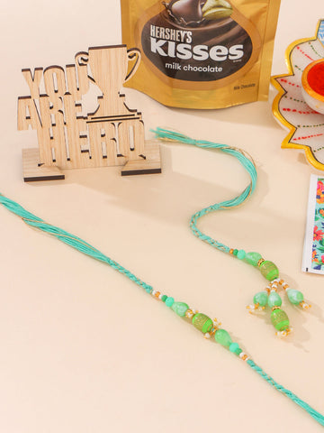 Pastel Bhaiya Bhabhi Rakhi Combo