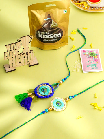 🌈✨ Introducing Our Multicolor Rakhi Collection! ✨🌈