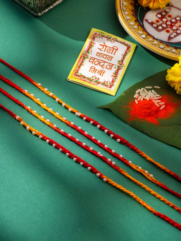 🌸 Celebrate Every Bond with Our Exclusive 4 Rakhi Combo Pack! 🌸