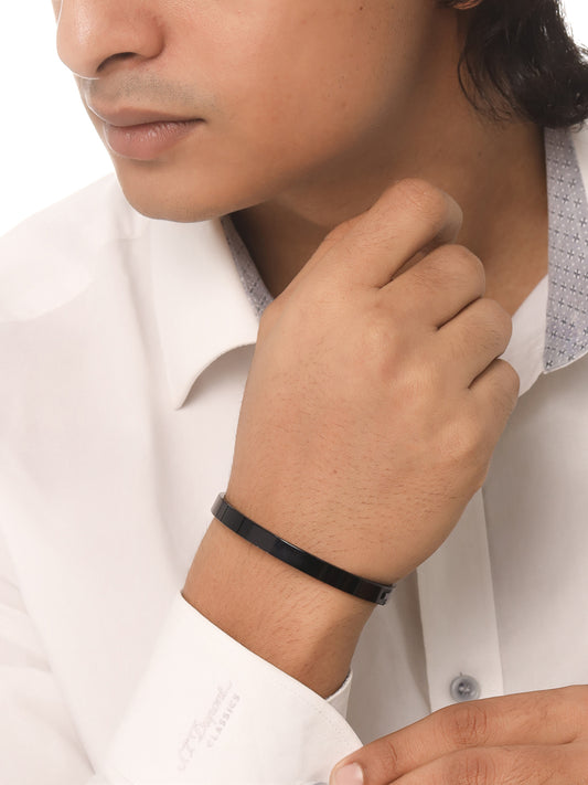 NVR unisex black kada bracelet