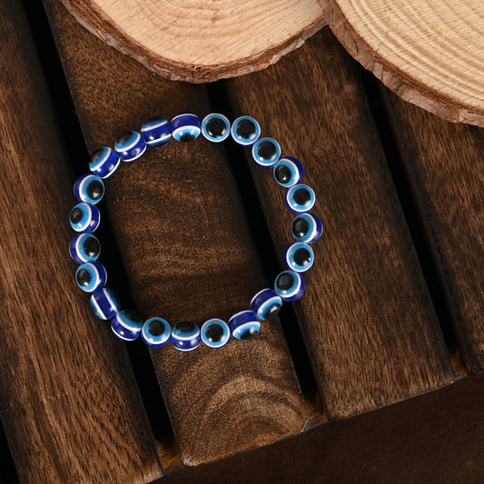 NVR Blue Evil Eye Adjustable Bracelet