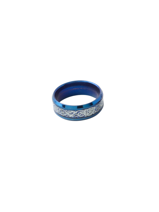 NVR Men's Rhodium-Plated Finger Ring