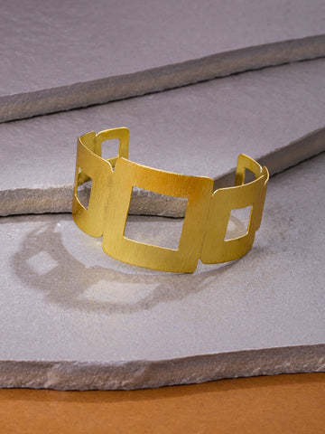 NVR gold plated adjusted kada bracelet