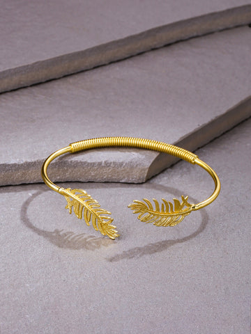 NVR gold plated adjusted kada bracelet