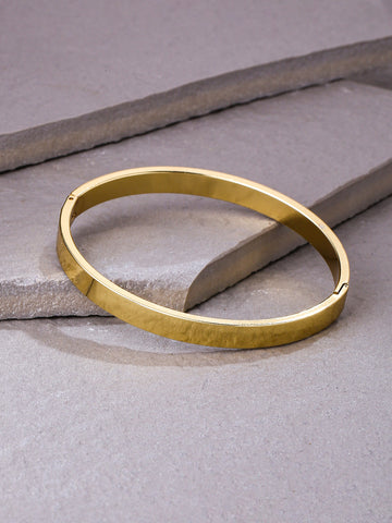 NVR Men gold kada bracelet