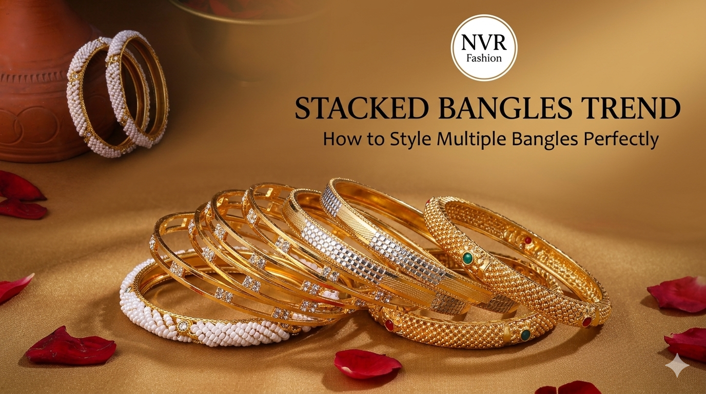 Different Style Bangles Stacked Bangles Trend: How to Style Multiple Bangles Perfectly
