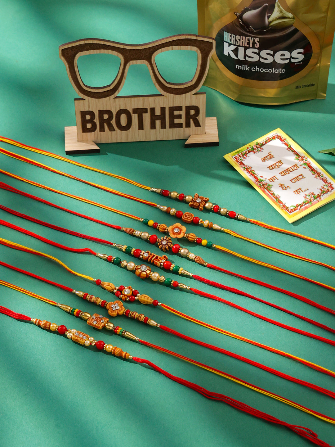 🎁 Rakhi Gifting Made Easy – Set of 10 Beautiful Rakhis 🧵✨