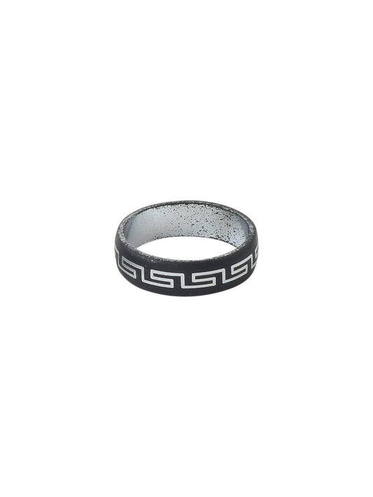 NVR Men's Silver Metal Ring