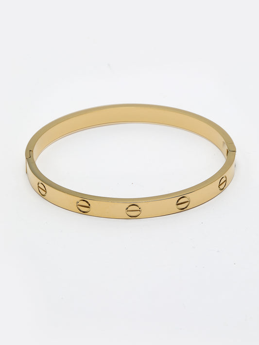 NVR unisex gold kada bracelet