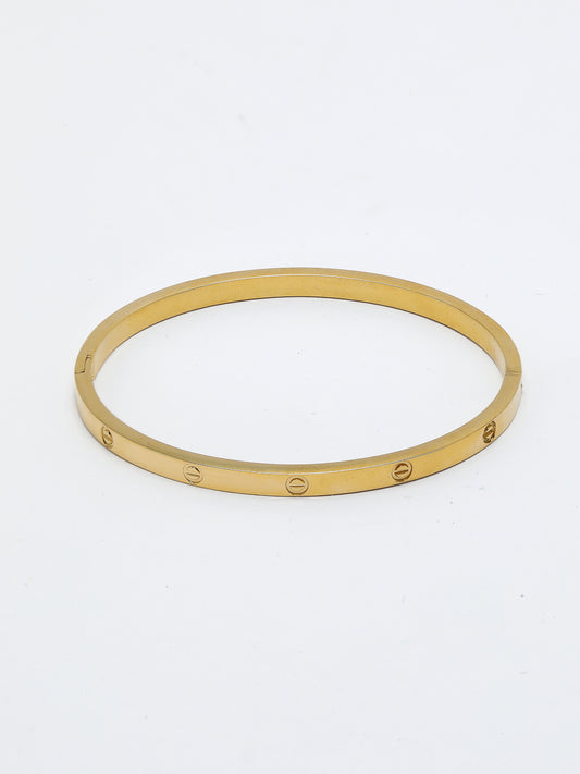 NVR gold kada bracelet