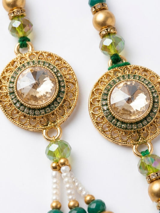 NVR Set of 2 AD Drawstring Bhaiya Bhabhi Rakhi With Roli Chawal Chandan Mishri