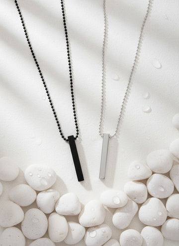 NVR Men's Pack of 2 Bar Pendants