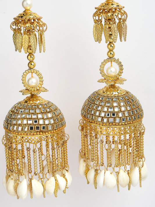 NVR Women Pack Of 2 Gold-Plated Kundan Kaleera Sets