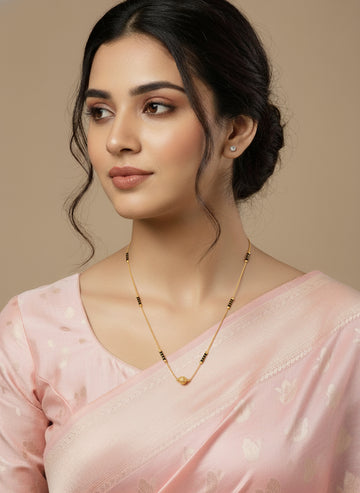 NVR Women's Gold Plated Mangalsutra