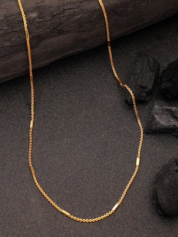 NVR Women's Gold-Plated Minimal Chain