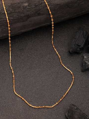 NVR Women's Gold-Plated Minimal Chain