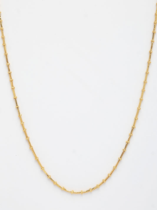 NVR Women's Gold-Plated Minimal Chain