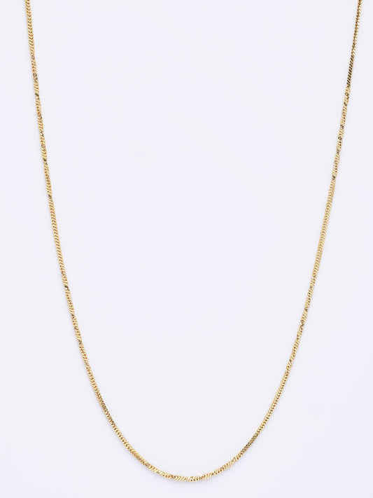 NVR Women's Gold-Plated Minimal Chain