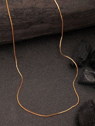 NVR Women's Gold-Plated Minimal Chain