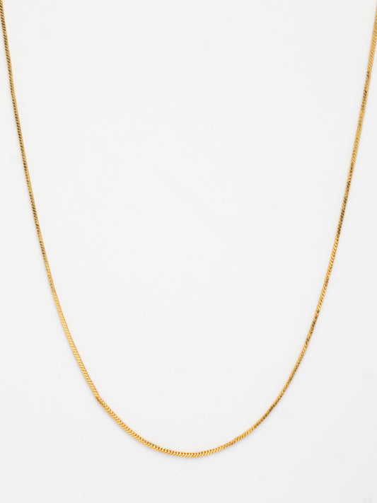 NVR Women's Gold-Plated Minimal Chain