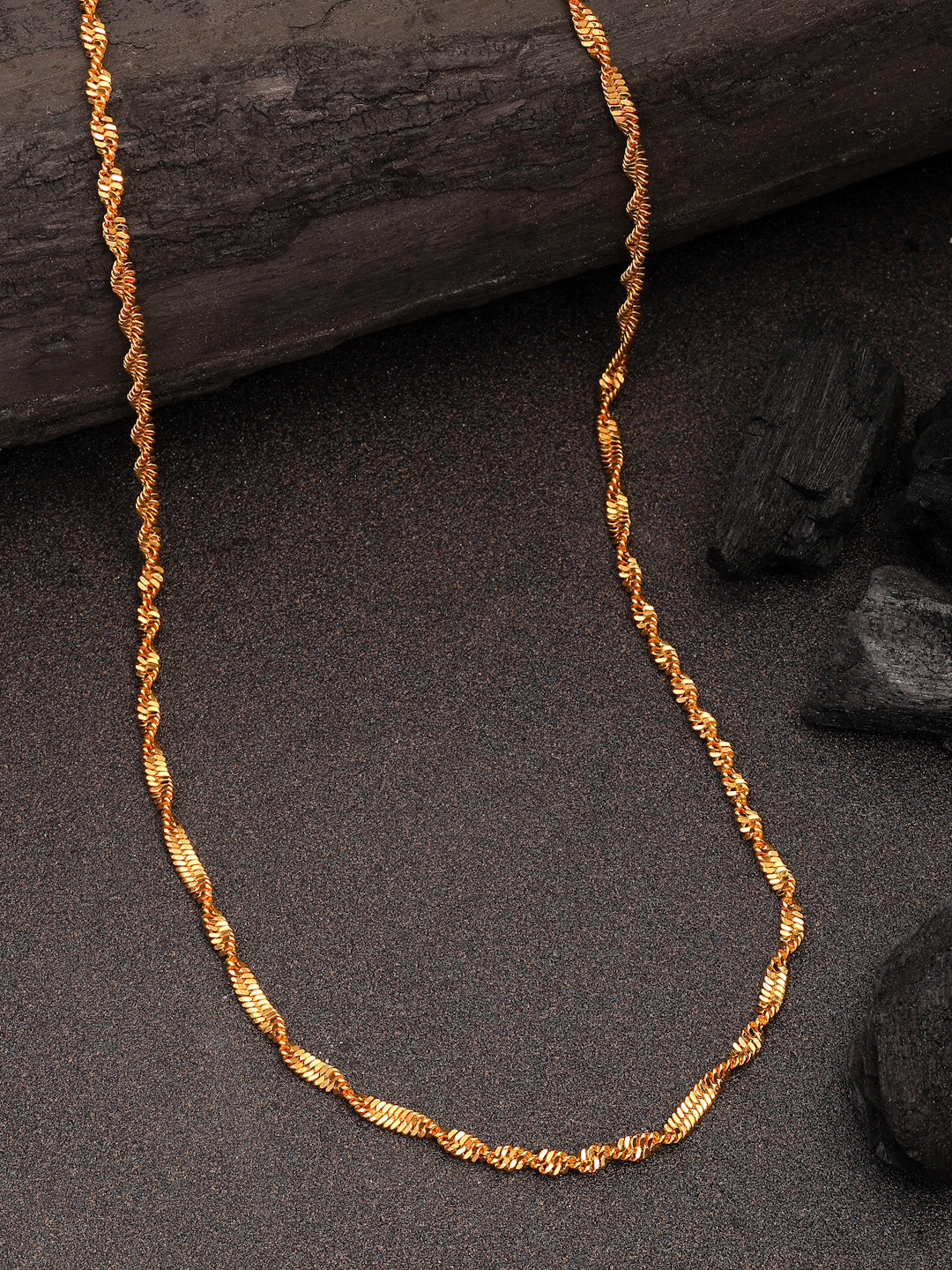 NVR Women's Gold-Plated Minimal Chain