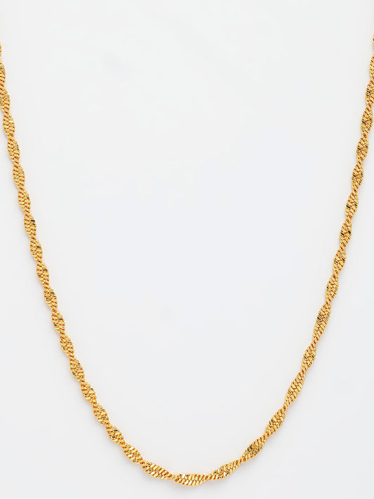 NVR Women's Gold-Plated Minimal Chain