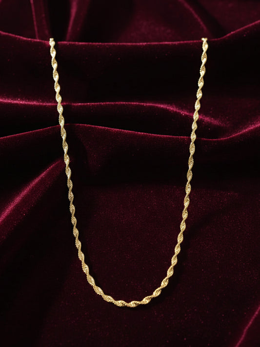 NVR Women Gold Plated  Chain