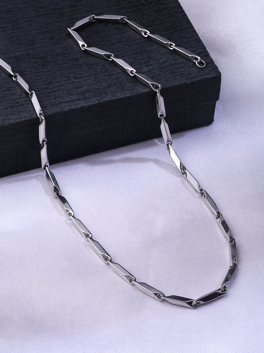 NVR Men Set of 3 Stainless Steel Trendy Stylish Chain