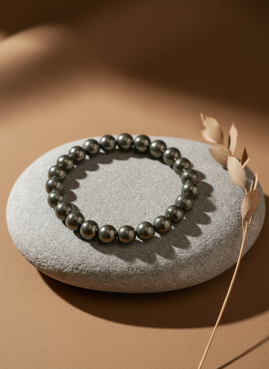 NVR Crystals Handcrafted Round Beaded Bracelet