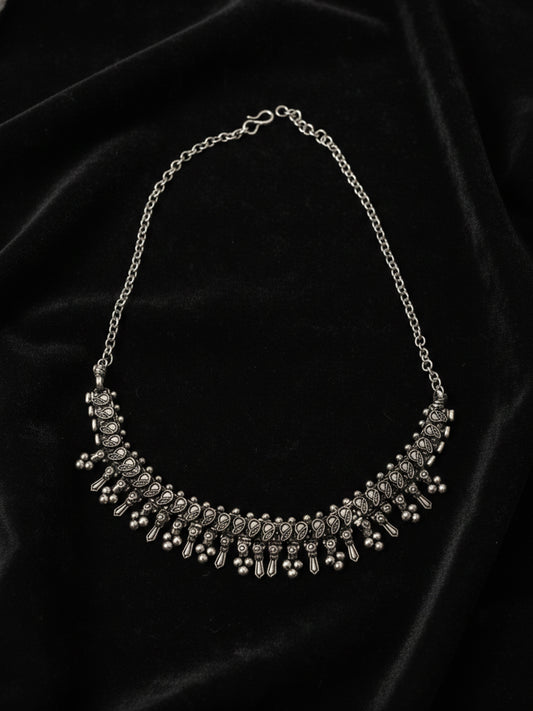 NVR Women Traditional Indian Leaf Tribal Choker Necklace