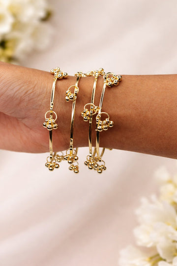 NVR Women Set of 8 Traditional Stylish Ghungroo Kashmiri Bangles