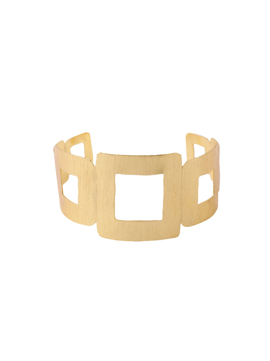 NVR gold plated adjusted kada bracelet