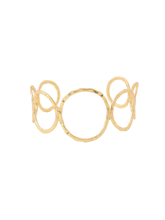 NVR gold plated adjusted kada bracelet