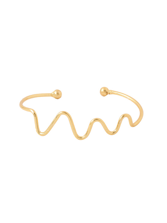 NVR gold plated adjusted kada bracelet