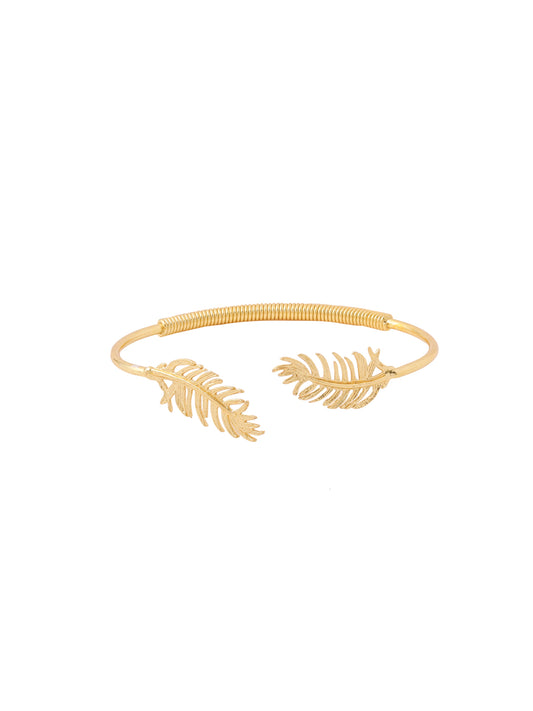 NVR gold plated adjusted kada bracelet