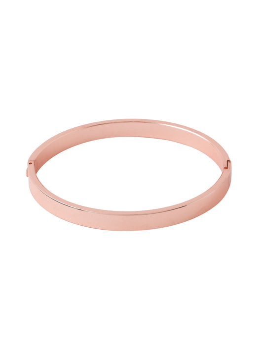 NVR Men rose gold kada bracelet