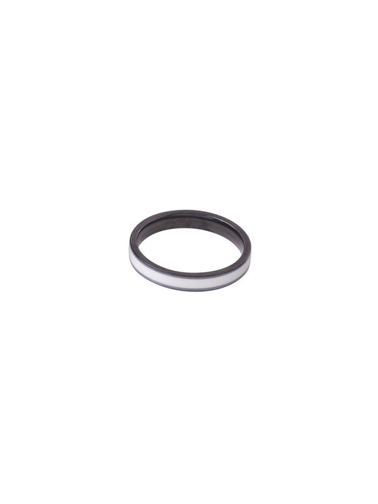 NVR Men's Silver Metal Ring